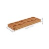Ciieeo 12holes Wooden Rack Kitchen Countertop Tray for Storing Fresh