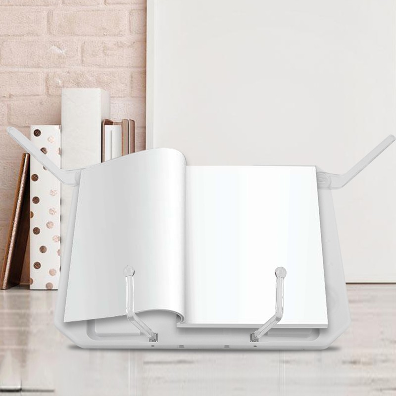 Practical Portable Folding Reading Stand Adjustable 0-180° Angel Books Shelf