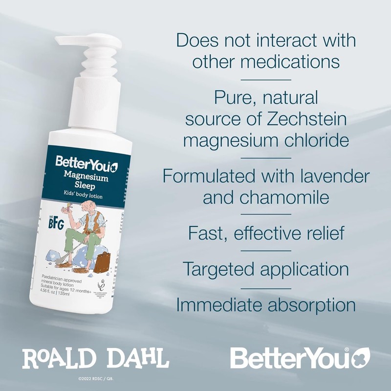 BetterYou Magnesium Sleep Mineral Lotion Junior - 135ml