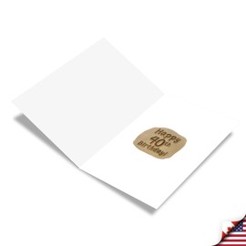 NobleWorks - 40th Birthday Card with Envelope - Funny Stationery Notecard for Birthdays, 40 Year Old Greeting - Beach Party 40 C9459BMBG