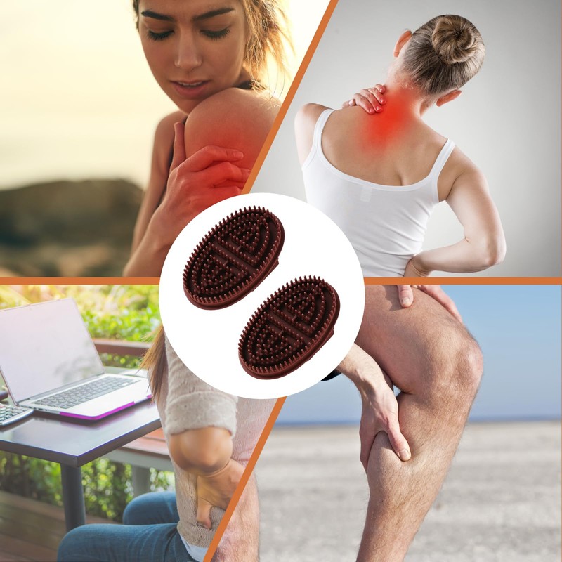 Meridian Massage Brush, Body Dry Brush, Lymphatic Drainage for Relaxation