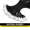 Cartman Rubber Bungee Cords Set 20Pack 15 Inch (23” Max