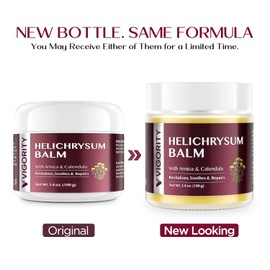 Vigority Helichrysum Balm Soothes & Repairs: Restorative Arnica Cream with Calendula for Fragile, Thin Skin & Bruise-Prone – Moisturizes, Revitalizes & Strengthens Skin Barrier for Adult Seniors 3.4oz