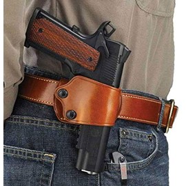 Galco Yaqui Slide Belt Holster for Beretta 92, 96, Sig Sauer P220, P226, P229, Glock 17, 19, 22, 23, 26, 27, 31, 32, 33, 36 (Tan, Right-Hand)