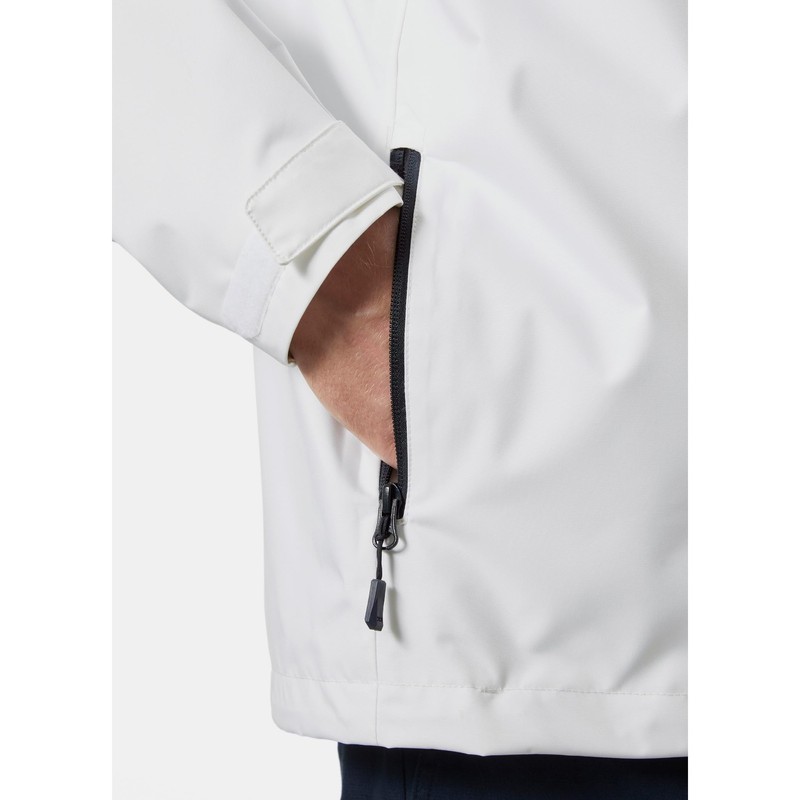 Helly-Hansen Men's Crew Jacket 2.0, 001 White, XX-Large