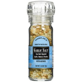 Trader Joe's Garlic Salt with Grinder 2.46 Oz Seasoning for Cooking