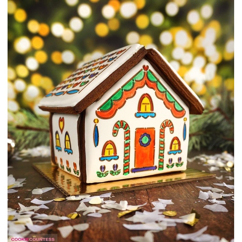 The Cookie Countess Cookie House - 3 Piece Cookie Cutter