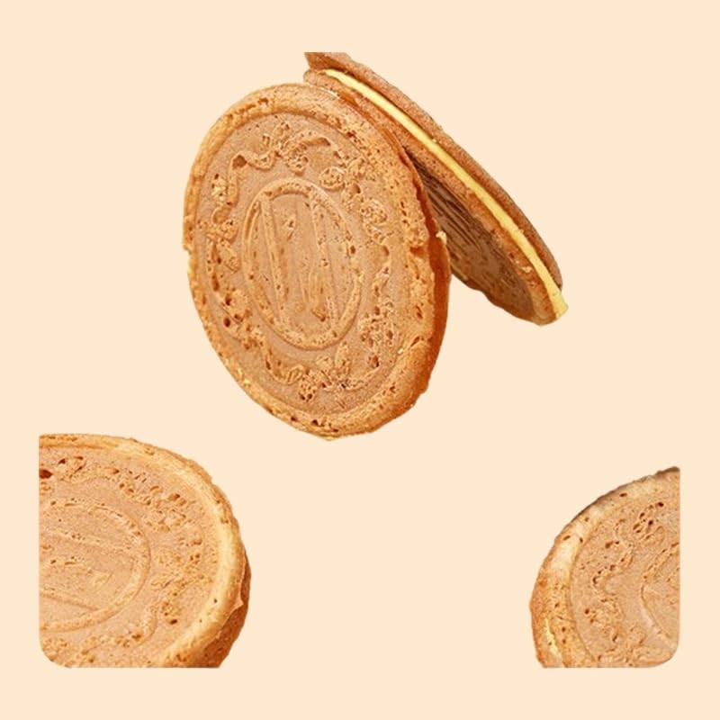 Durian sandwich cookies 350g/12.34oz, durian breakfast cookies