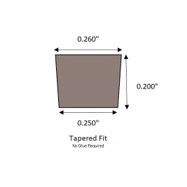 Made from:  Trex Foggy Wharf Composite Decking New 1/4" Trex ® "Foggy Wharf" Plugs for Composite Decking