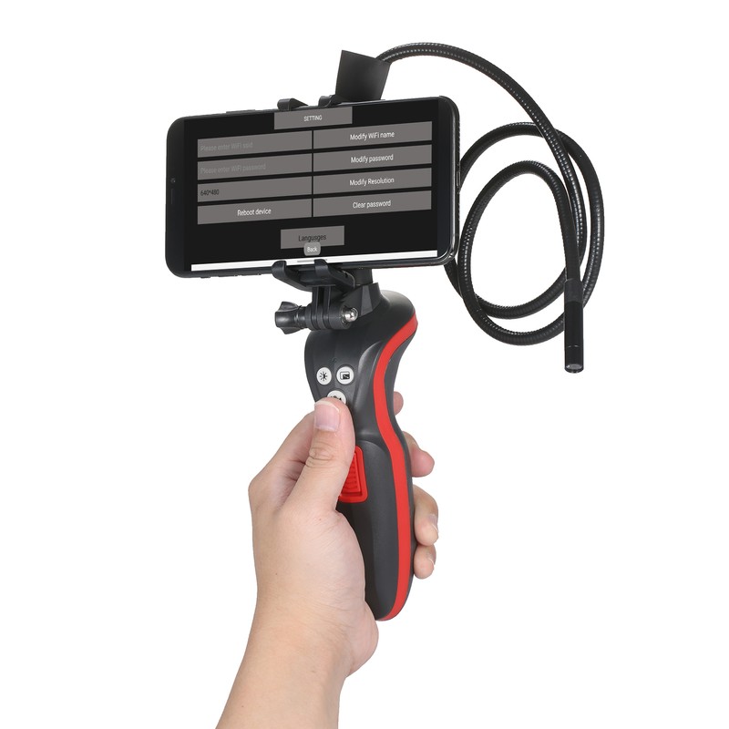 WiFi Industrial Endoscope 1080P HD Digital Borescope IP67 Waterproof Video