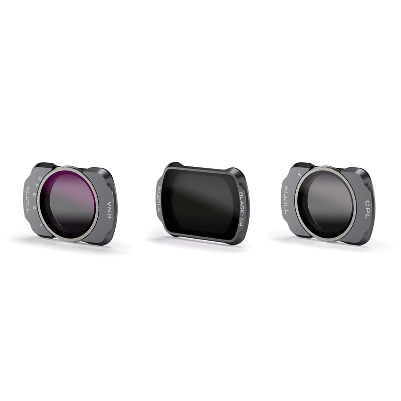 Tilta Pocket 3 Base Filter Kit, 3-pack Magnetic Polarizer/Black Mist