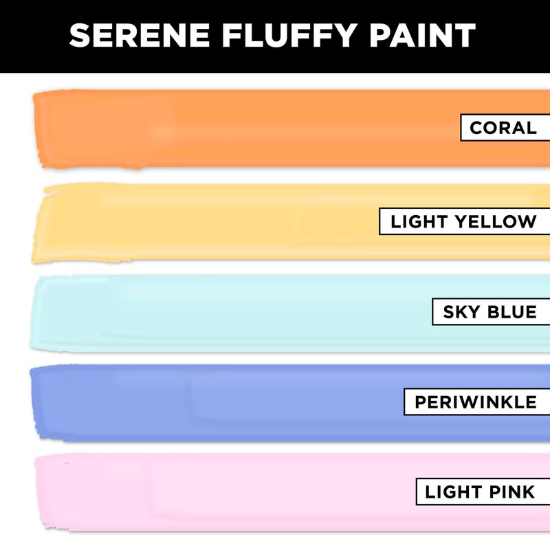 Tulip 48062 Fluffy Paint Kit, Serene