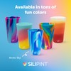 Silipint 12oz Stemless Silicone Wine Glass - BPA-Free Shatterproof Non-Toxic