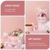 CALLARON 2 PCS Candy Box Sweet Bucket Wrapping Bucket Case