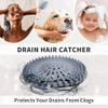 Durable Silicone Hair Catcher for Shower and Sink - Set