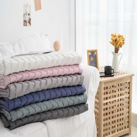 Bamboo Micro Dual Sofa Pad for 4-Seater 4-Seater Light Gray