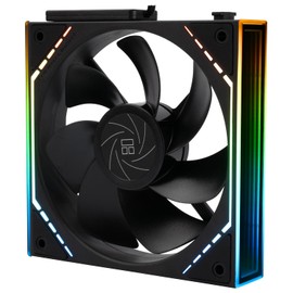Thermalright TLM12QR,Wireless Splicing Chassis Fan,Building Block Splicing Fan,Infinity Mirror ARGB Lighting Effect,Reverse Blade Design,New Power chip Module simplifies Wiring Management