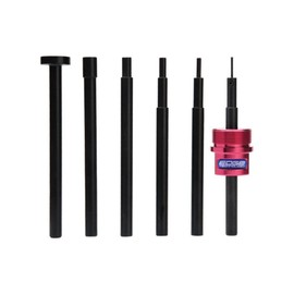 Edge Technology 5C Collet Stop for Lathe - Aluminum Body - 6 Hardened Steel Stop Rods - Proprietary Locking System