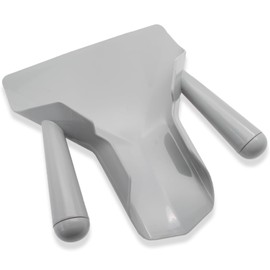 Biaungdo Polycarbonate French Fry Popcorn Scoop, French Fry Bagger, Quick Fill Tool for Bags & Boxes, Multipurpose Scooper for Food, Fries, Snacks, Desserts, Ice(Dual Handle)