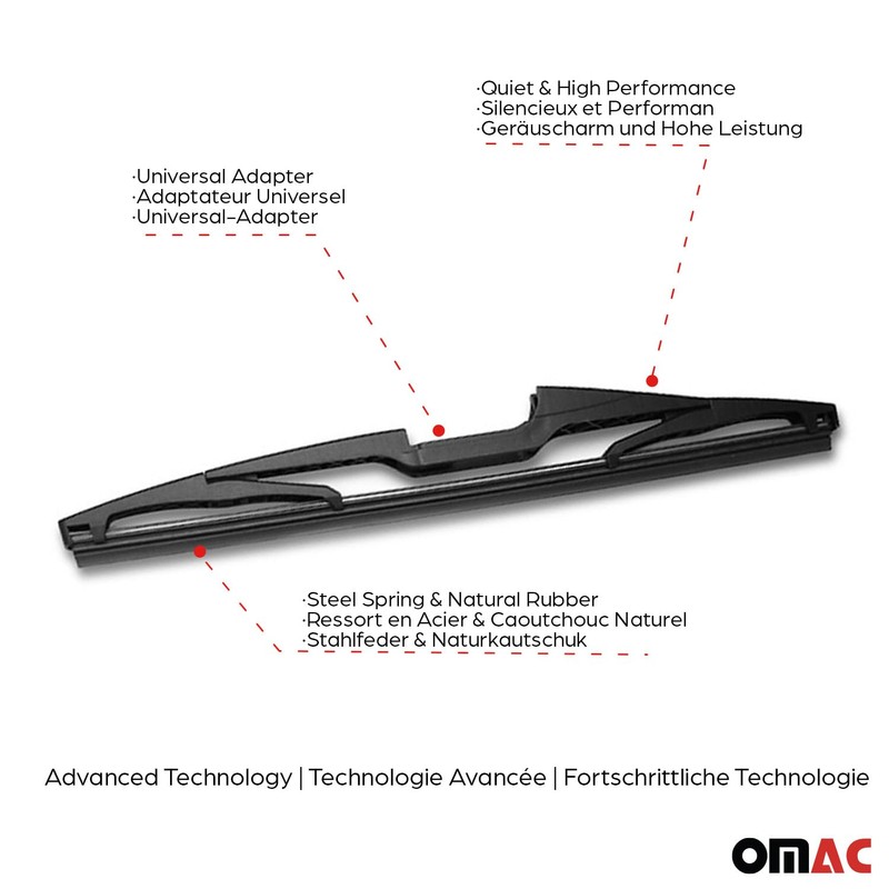 OMAC Rear Wiper Blade for GMC Terrain Durable Rear Windshield