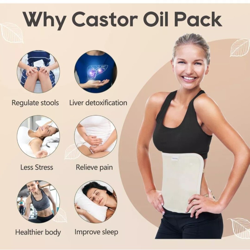 Unbranded Castor Oil Pack Compress