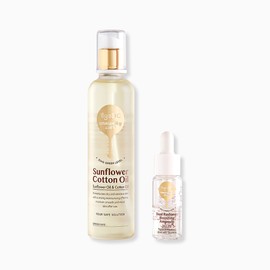 Baby 31 Degrees Immunity Zero Sunflower Cotton Oil & Ampoule Set / 아가31도 이뮤니티 제로 선플라워 코튼 오일&앰플 세트