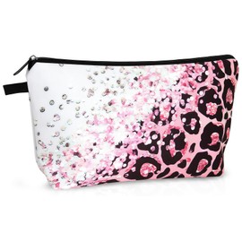 Small Travel Makeup Bag for Purse, Cute Cosmetic Bag for Women, Make Up Pouch, Makeup Brush Organizer Bags, Skincare Toiletry Bag, Makeup Bag, Cosmetic Bags