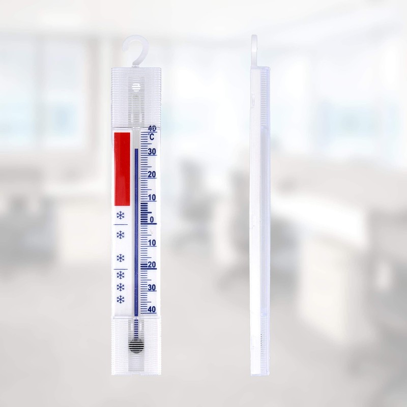 Lantelme 4884 Analogue Fridge Thermometer with Hook Thermometer for Freezer