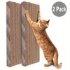 HomeCraft Cat Scratcher Cardboard – 2-Panel Reversible Pad, Lounge Sofa