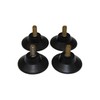 JL Missouri Parts 4X 3/8" #8-32 Screw in 1" Rubber