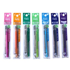 Pilot LFBKRF12EF FriXion Ball Knock Cap Common Lead 0.5mm 7 Colors Set