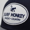 Surf Monkey Trucker Hat Heather Curved Visor Adjustable Snapback Cap