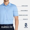 IZOD Men's Classic Performance Golf Grid Polo, FIG, L