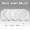 Tomeurperf 100Pcs Clear Charger Plates Bulk Wedding - 13" Premium
