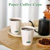 LITOPAK 200 Count 8 oz Disposable Paper Coffee Cup, White