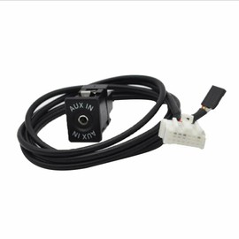 Baceyong AUX Interface Line Adapter Cable for M-azda 6 P-entium B70 M-azda 3 M-azda RX8, Car Music Audio Radio Cable Adapter Replacement