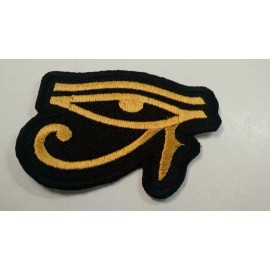 Unbranded EYE OF RA Patch Embroidered Iron/Sew-on Gold Egyptian Symbol Eye of Horus Mystic