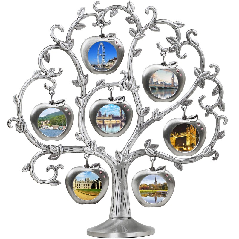 TRIXES Family Tree Photo Frame - Multi Picture Frame -