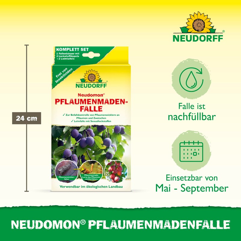 Neudorff 33439 Neudomon Maggot Trap for Plums 1 Set