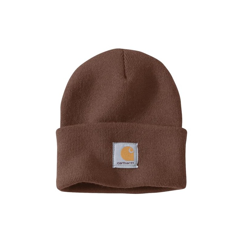 Carhartt Men's Knit Cuffed Beanie, Mocha, One Size