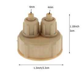 Aquarium CO2 Generator Carbon Dioxide Reactor Fish Tank DIY Quick Twist Bottle Cap Air Diffuser Generator Part,5pieces/Plastic