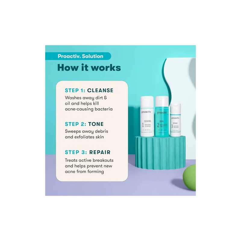 Tratamiento Para El Acné Proactiv De 3 Pasos: Limpiador Faci