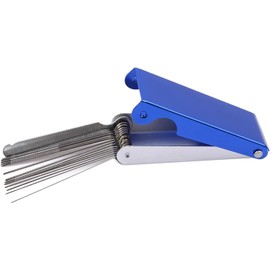 Blue Needle File Set -Guitar Nut Slotting File Saw Rods Slot Filing Set -Needle File Set Replacement Tools -Luthier Replacement Tools Tip Cleaner Files