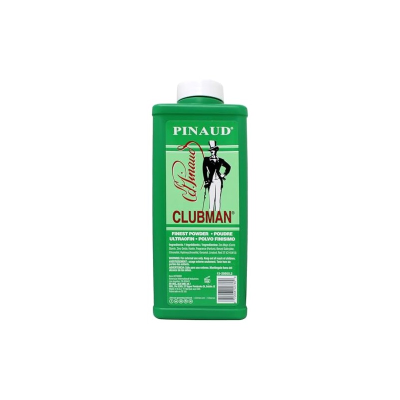 Clubman Pinaud Finest Talc Powder, 9 Ounce (Pack of 6)