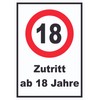 HB-Druck Zutritt ab 18 Jahre Sign A5 (148 x 210
