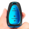 CHATYYD Key fob Cover for Chevy Equinox with Keychain,Soft Leather