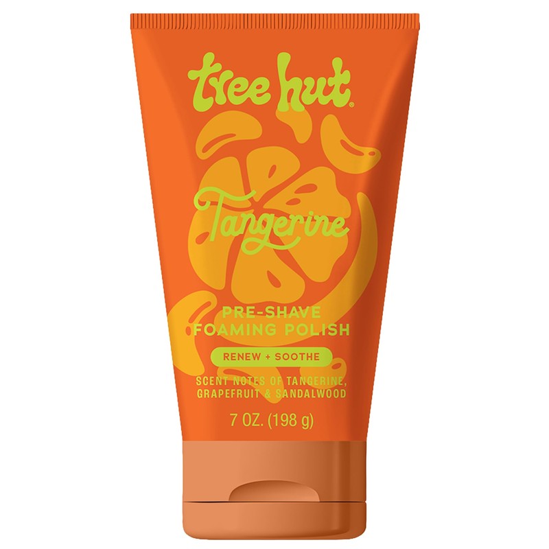 Tree Hut Tangerine Shave Prep Polish | Gently Soothe &