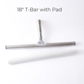 T Bar Applicator for Wood Floors – 18 Inch Floor Finish Applicator Tool with Refill Pad | Professional Polyurethane Applicator for Hardwood and Water-Based Floor Coatings