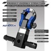 AUTMATCH Shackle Hitch Receiver 2" with 3/4" Mega D Ring