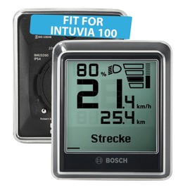 Besudo Protective Case Suitable for Bosch Intuvia 100 Display – Transparent Screen Protector for Intuvia 100 Against Water, Dust and Scratches – Protective Cover Bicycle Computer Case – E-Bike